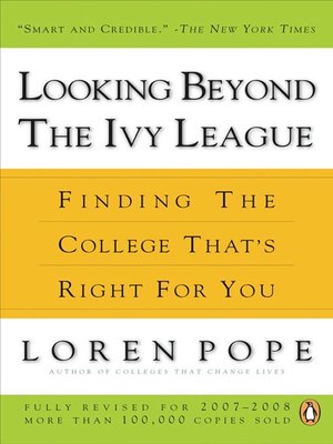 cover image of Looking Beyond the Ivy League